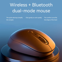 Ratón Inalámbrico Personalizado con Cable/Inalámbrico BT/2.4g Doble 1k para Tablet y Ordenador