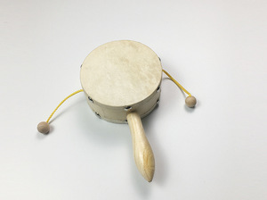 Wooden Rattle <b>Drum</b> <b>Hand</b> <b>Drum</b> Musical Instrument Toy Orff Percussion Instrument for Kids Babies Playing Wholesale Music Toy - Product Image 3