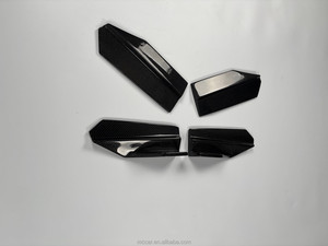 Jupe latérale de pare-chocs de voiture en Fiber de carbone à haute brillance pour Audi RS6 <span class=keywords><strong>RS7</strong></span> <span class=keywords><strong>ABT</strong></span> Kits de carrosserie panneaux à bascule - Product Image 4