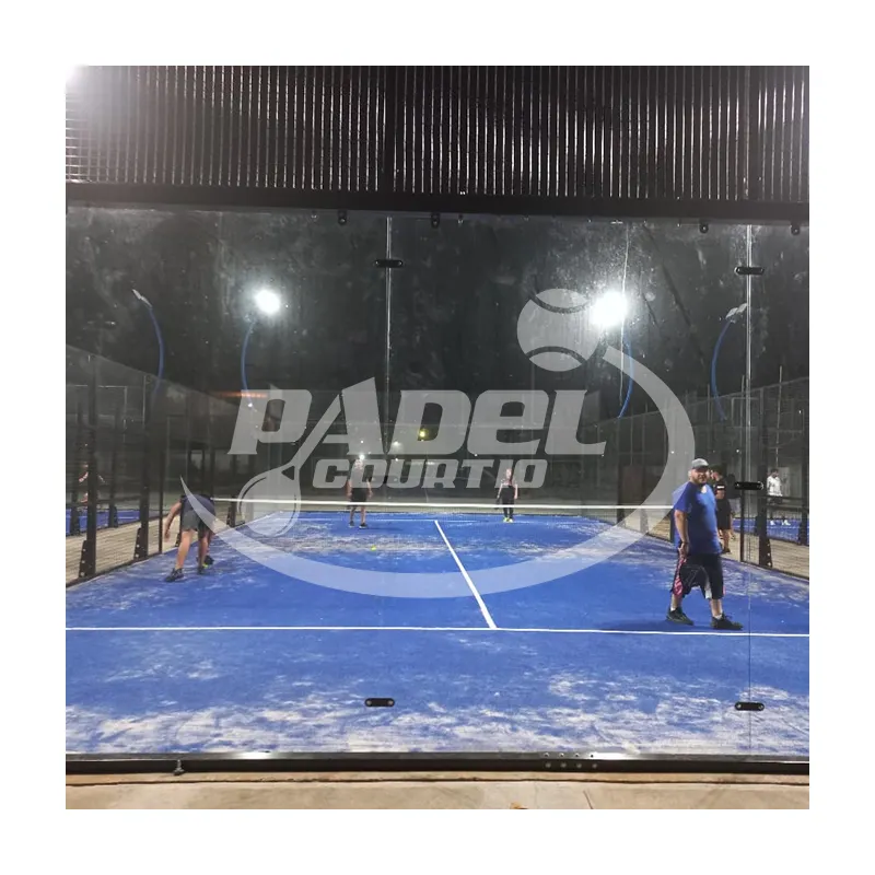 ร้อนขายพายราคาโรงงาน Pista De Padel สนามเทนนิสสำหรับในร่มกลางแจ้ง