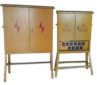 Armoire de distribution électrique étanche IP65 personnalisée 380V/400V 200A 12 prises avec verrou hybride pour chantiers de construction industriels