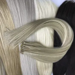 Hot Color 10 Thin Indistriql Afro Kinky T3 10S To Make Cabelo 100% Humano Unprocessed Hand Tied Weft Hair Genius