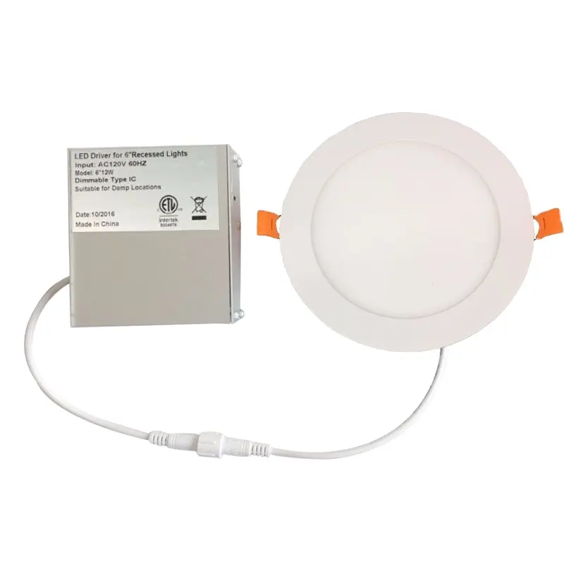 6" remodel led can light with driver box for recessed ceiling lighting renovation led downlight
