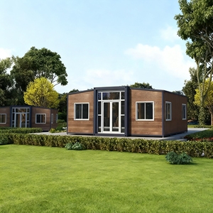 Casa Container espandibile costruzione rapida progetti casa contenitore due camere da letto casa Container con <span class=keywords><strong>mobili</strong></span> e bagno - Product Image 1
