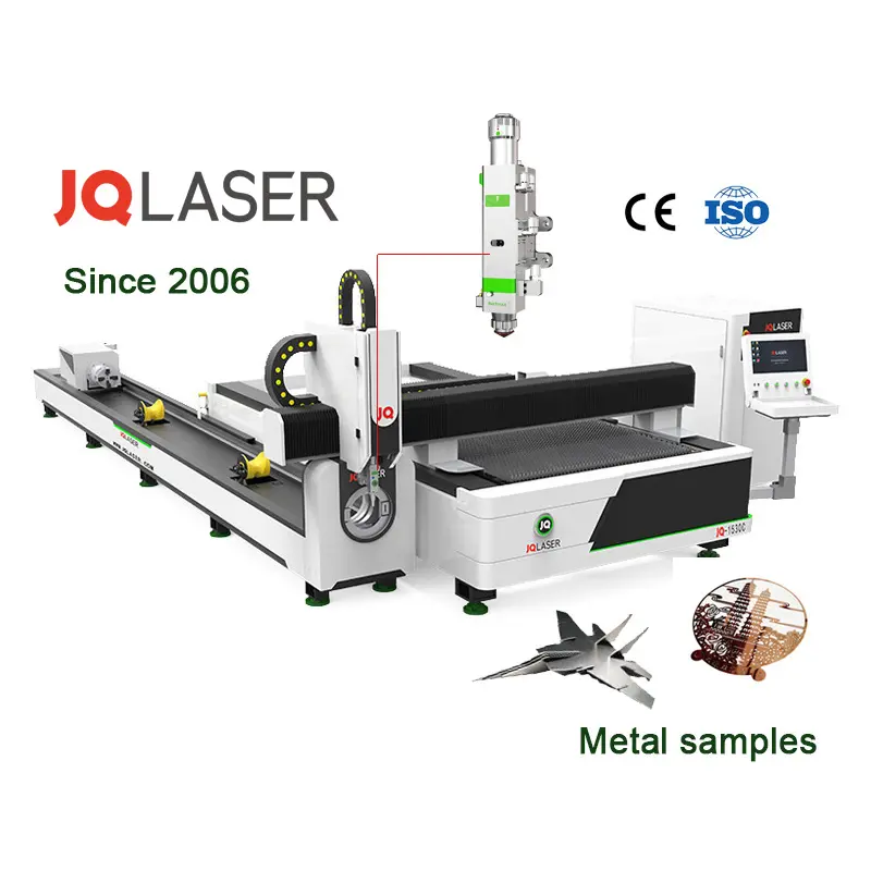 Promotion 10% DISCOUNT IPG Sheet Metal 1000W 2000W plate and tube Laser Cutter Fiber Laser Cutting Machine for 10mm mild steel