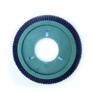 Loom parts for textile machine brush with durable nylon bristles