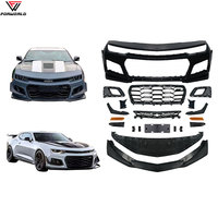 Kit Carrosserie Neuf de Fabrication pour Chevrolet Camaro 5ème Génération (10-15) et 6ème Génération (16-18) ZL1 1LE, avec Pare-Chocs Avant et Accessoires