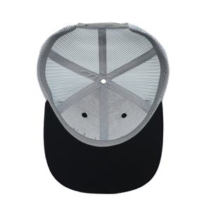 Gorra Trucker de Béisbol Negra de 6 Paneles con Malla y Bordado, Diseño Deportivo con Logotipo 3D para Actividades al Aire Libre como Ciclismo, Imagen Formal - Product Image 6