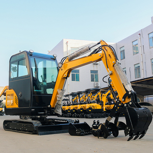 Entrega gratuita. Escavadora Agrícola EPA, Escavadora Mini de Esteira de 3 Toneladas, Motor Kubota Personalizado. - Product Image 1