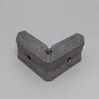 Accessoire de quincaillerie domestique en aluminium moulé sous pression ADC12, durable, moderne, à injection de colle par vis, pour fenêtre à rupture de pont thermique, porte et mur rideau