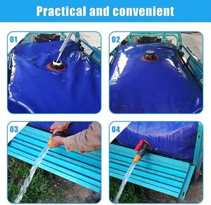 Heavy-Duty Gối nước Xe tăng/linh hoạt PVC Tarpaulin nước lưu trữ bàng quang tank/xách tay có thể gập lại ráp PVC bàng quang - Product Image 3