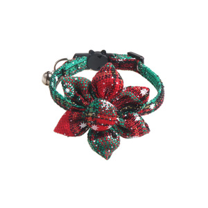 Bumopet fabricante al aire libre Venta caliente Festival de Navidad Breakaway Cat <span class=keywords><strong>Collar</strong></span> de lujo ajustable Cat <span class=keywords><strong>Collar</strong></span> con Bow-Knot - Product Image 6