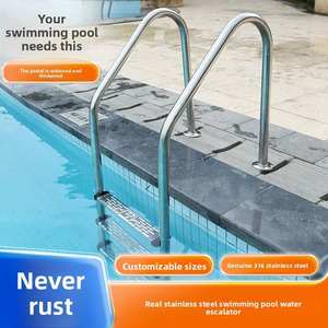 <span class=keywords><strong>Echelle</strong></span> de <span class=keywords><strong>piscine</strong></span> universelle Z-Step en acier inoxydable Accessoire pour piscines <span class=keywords><strong>hors</strong></span> <span class=keywords><strong>sol</strong></span> - Product Image 3