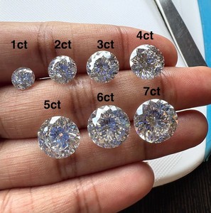 เพชร CVD ทรงกลม 1 กะรัต เกรด G ความสะอาด SI1 ได้รับการรับรองจาก IGI คุณภาพ 3EX สำหรับทำเครื่องประดับระดับพรีเมียมและส่งออก - Product Image 2