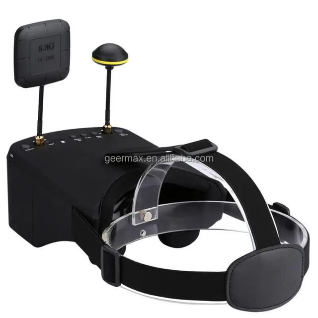 EV800D 5.8G 40CH Diversity FPV Goggles UAV Components 5 Inch 800x480 Video Headset HD DVR Build in Battery Drone Parts Goggle
