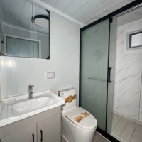 Maison conteneur en acier pliable DYCE écologique, tailles personnalisables, moderne, extensible, respirante, sur mesure pour l'extérieur