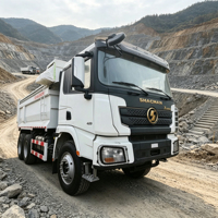Camion benne Shacman Delong X3000 à cylindre télescopique : performance de levage fluide pour le remblaiement et le transport de matériaux de remplissage