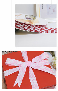 Großhandel 2,5cm Geripptes Wellenmuster-Band für DIY-Backen, Blumensträuße, Dekorative Geschenkboxen und Bänder - Product Image 4