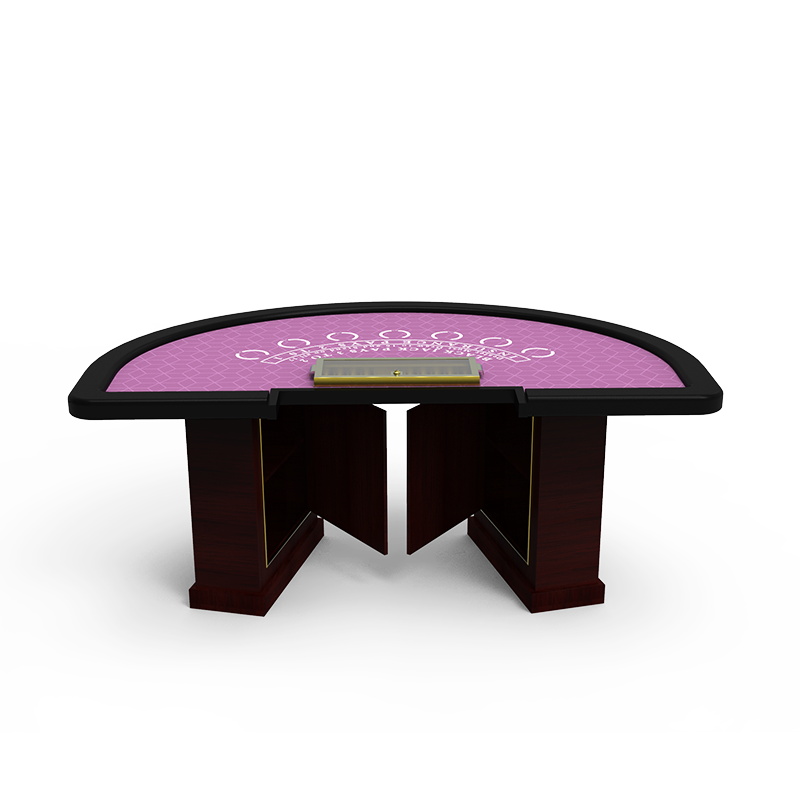 YH Blackjack покерный стол для казино полукруглый покерный стол с лотком для фишек