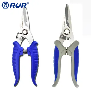 Multi-purpose 7inch Stainless Steel Electrician Tin Snips Plier Electronic Scissors