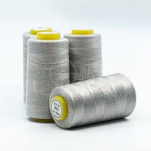 批发不锈钢微线混纺FDY涤纶纱用于触摸屏导电纱