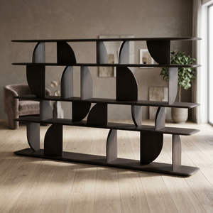 <b>Solid</b> <b>Wood</b> Bookshelf Crafted by Hand for Home Office Storage Living Room Display and Wholesale Furniture Distribution - Product Image 3