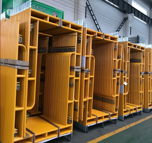 Système d'<span class=keywords><strong>échafaudage</strong></span> en acier galvanisé en H avec échelle de passage, plateforme de construction extérieure haute résistance pour travaux lourds - Product Image 4