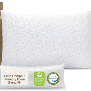 <span class=keywords><strong>Almohada</strong></span> de Látex Ajustable Tamaño Queen, Corte Cruzado, Firmeza Media, Ergonómica, para Dormir Boca Arriba, Boca Abajo y de Lado - Product Image 1