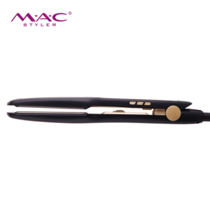 <span class=keywords><strong>Plancha</strong></span> de <span class=keywords><strong>pelo</strong></span> iónica de titanio, alisadora de <span class=keywords><strong>pelo</strong></span> plana, temperatura ajustable con bolsa de <span class=keywords><strong>rizos</strong></span>, embalaje de cabello de tamaño de viaje - Product Image 5