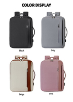 Sac à dos professionnel unisexe en tissu Oxford imperméable grande capacité, extensible haut de gamme pour ordinateur portable et voyage transfrontalier