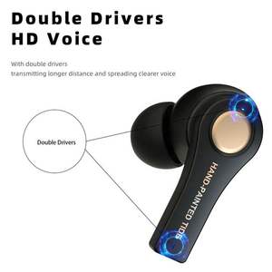 TS-100หูฟังสเตอริโอไฮไฟเบสในหูไร้สาย5.0 TWS Graffiti Earbuds LED ตั<span class=keywords><strong>ว</strong></span>แสดงสถานะแบตเตอรี่สำรองสำหรับเล่นเกมกีฬา - Product Image 3