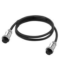 Kabel dengan Gx16 konektor penerbangan Tahan Air Gx16 kabel perempuan Gx16 2 3 4 5 6 7 9 10 8 Pin kabel perempuan Ke perempuan