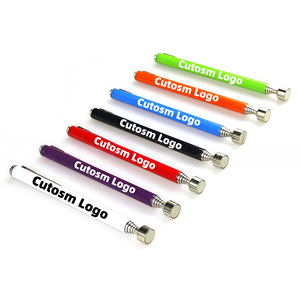 Outil de récupération magnétique professionnel à tête flexible, extensible, avec clip de poche, couleur personnalisée, stylo magnétique OEM - Product Image 1