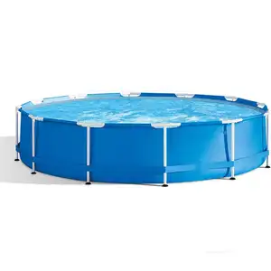 Piscina esterna con struttura in metallo per piscina fuori terra per la famiglia dei bambini piscina