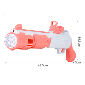 8穴バブルマシン 夏のビーチ アウトドアおもちゃ 手持ち式電子バブルガンおもちゃ - Product Image 5