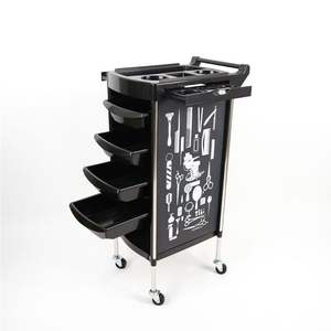 Professional Beauty Car Trolley Rolling Beauty Car Four Layer <b>Storage</b> for Barber Trolley Cart Salon Tools With Wheels - Product Image 1