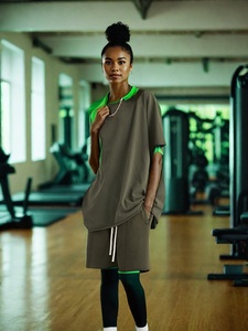 オーバーサイズ カジュアル 欧米風 Tシャツ 綿100% 180グラム ニット生地 無地 ユニセックス - Product Image 6