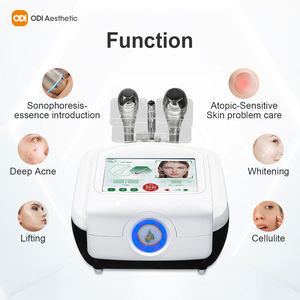 नई आगमन फेस लिफ्टिंग डिवाइस त्वचा सख्त सफेद करने के लिए 1mhz 3mhz 10mhz 3mhz 10mhz ट्रिपल ulstning इलेक्ट्रोपोरेशन मशीन - Product Image 3