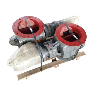 Déchargeur en forme d'étoile, vanne de décharge de cendres, dépoussiéreur, port carré rond, vanne de décharge de cendres électrique en acier inoxydable - Product Image 1