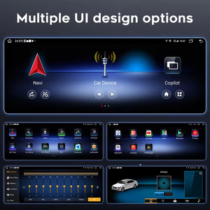 Diboev 12.3 inch màn hình kép hiển thị <span class=keywords><strong>Android</strong></span> 13 MTK CPU hoàn toàn Nhiều Lớp Kép đài phát thanh đa phương tiện GPS Carplay Mercedes đảo ngược Viện trợ - Product Image 4