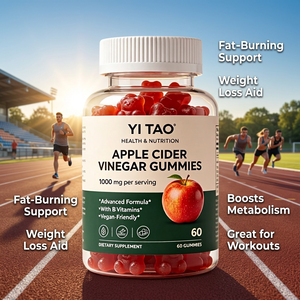 Gummies au vinaigre de cidre de pomme OEM/ODM avec vitamines B, compatibles végétaliens, stimulent le métabolisme, favorisent la gestion du poids, soutiennent la digestion, complément alimentaire - Product Image 5