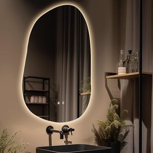 22x30 Zoll LED-Badezimmers piegel für die Wand, Antibes chlag spiegel für Badezimmer, 3 Farben und dimm bares Licht, horizontal/vertikal - Product Image 4