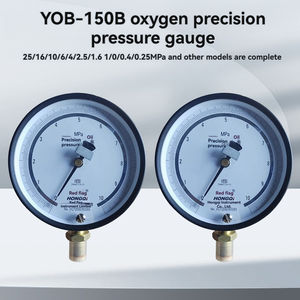 Instrumento de bandeira vermelha YOB-150B Digital Precision Pressure <span class=keywords><strong>Vacuum</strong></span> <span class=keywords><strong>Gauge</strong></span> 100mm Oil-Free Back Tipo de Aplicação de Gás Nível 0.4 - Product Image 3