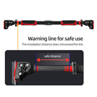 [Personnalisé] Barre de traction horizontale d'intérieur en acier, sans perçage, pour usage domestique, pour adultes, à fixer sur porte ou mur