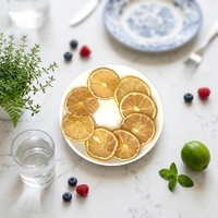 Gedroogde citroenschijfjes in zakjes thee 500g Decoratieve sinaasappel in water te laten weken Fruitthee