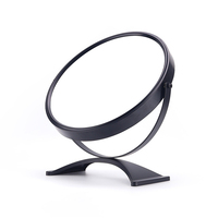Miroir de coiffeuse personnalisable haute définition, miroir cosmétique rotatif double face de haute qualité