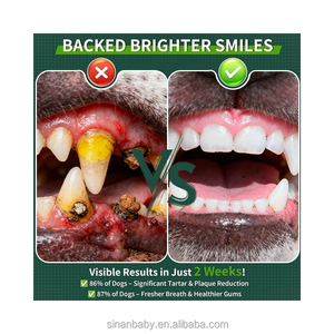 AOCSE/OEM Polvo Orgánico <span class=keywords><strong>para</strong></span> <span class=keywords><strong>el</strong></span> Cuidado Dental de <span class=keywords><strong>Perros</strong></span> y Gatos con Mezcla de Hierbas Naturales, Prebióticos, Vitaminas y Minerales, Reduce la Placa y <span class=keywords><strong>el</strong></span> <span class=keywords><strong>Mal</strong></span> <span class=keywords><strong>Aliento</strong></span> - Product Image 4