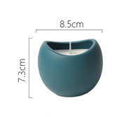 Ventes en gros de bols à bougies en céramique de luxe nordique moderne, pots à bougies en porcelaine uniques personnalisés, faits à la main, écologiques, décoration d'intérieur