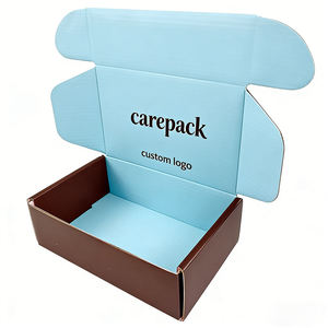 Boîte d'emballage en <span class=keywords><strong>carton</strong></span> ondulé pliable <span class=keywords><strong>pour</strong></span> expédition, stockage, artisanat, vêtements, <span class=keywords><strong>colis</strong></span> postaux et cadeaux - Vente en gros - Product Image 5