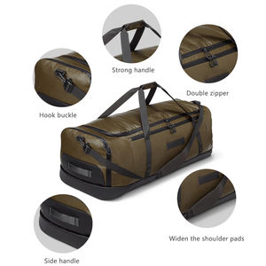 Grand sac de voyage, sac de sport, sac à dos convertible avec compartiment à chaussures pour hommes et femmes - Product Image 6